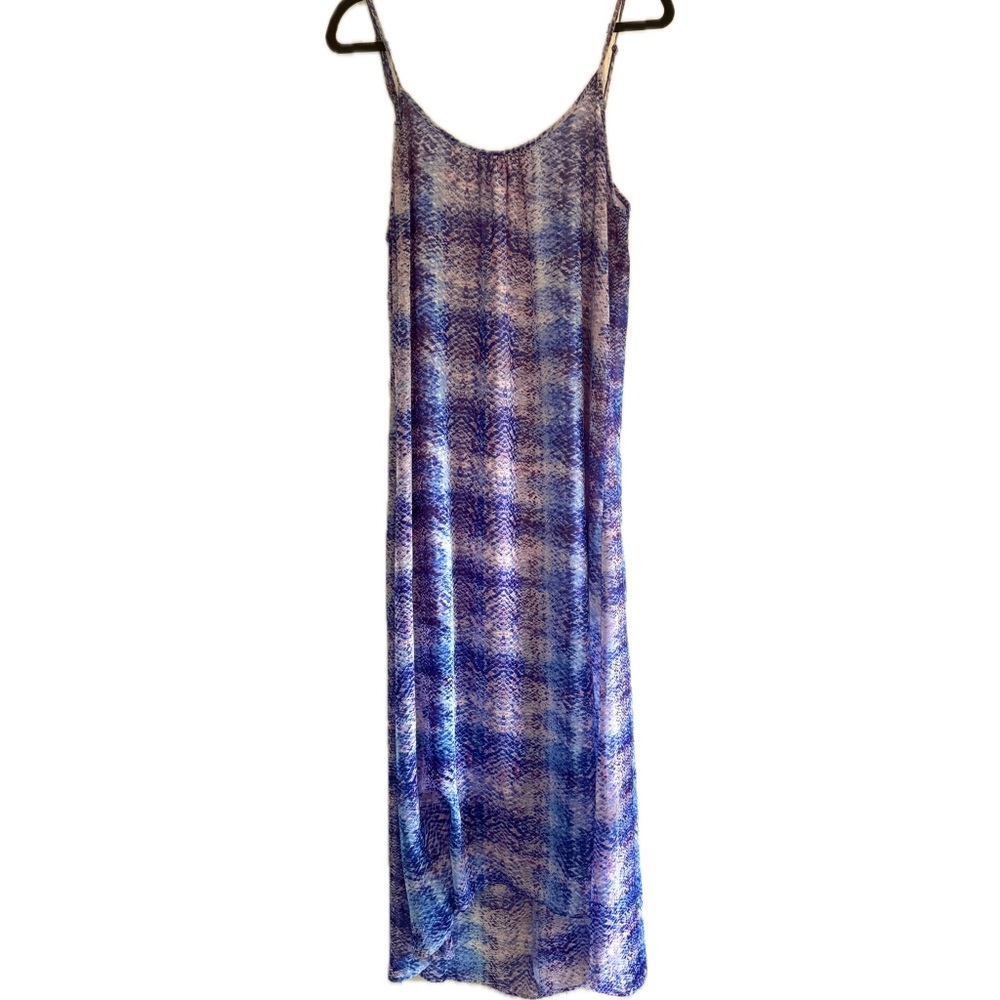 Show Me Your MuMu Resort Slip Dress in Blue and Purple
